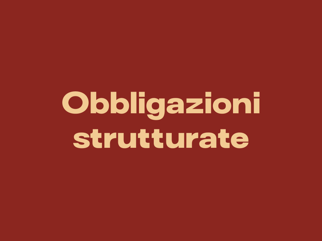 Obbligazioni strutturate